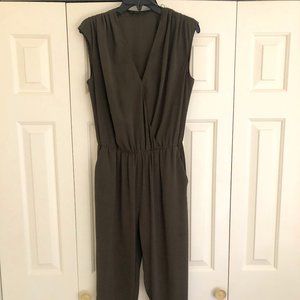 Jumpsuit Olive Green / Grey